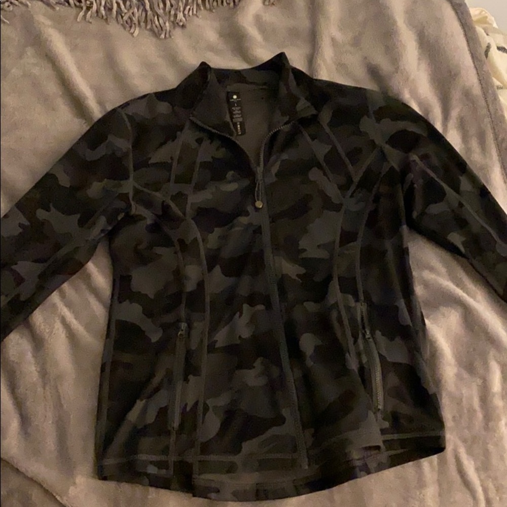 Athletic full zip jacket